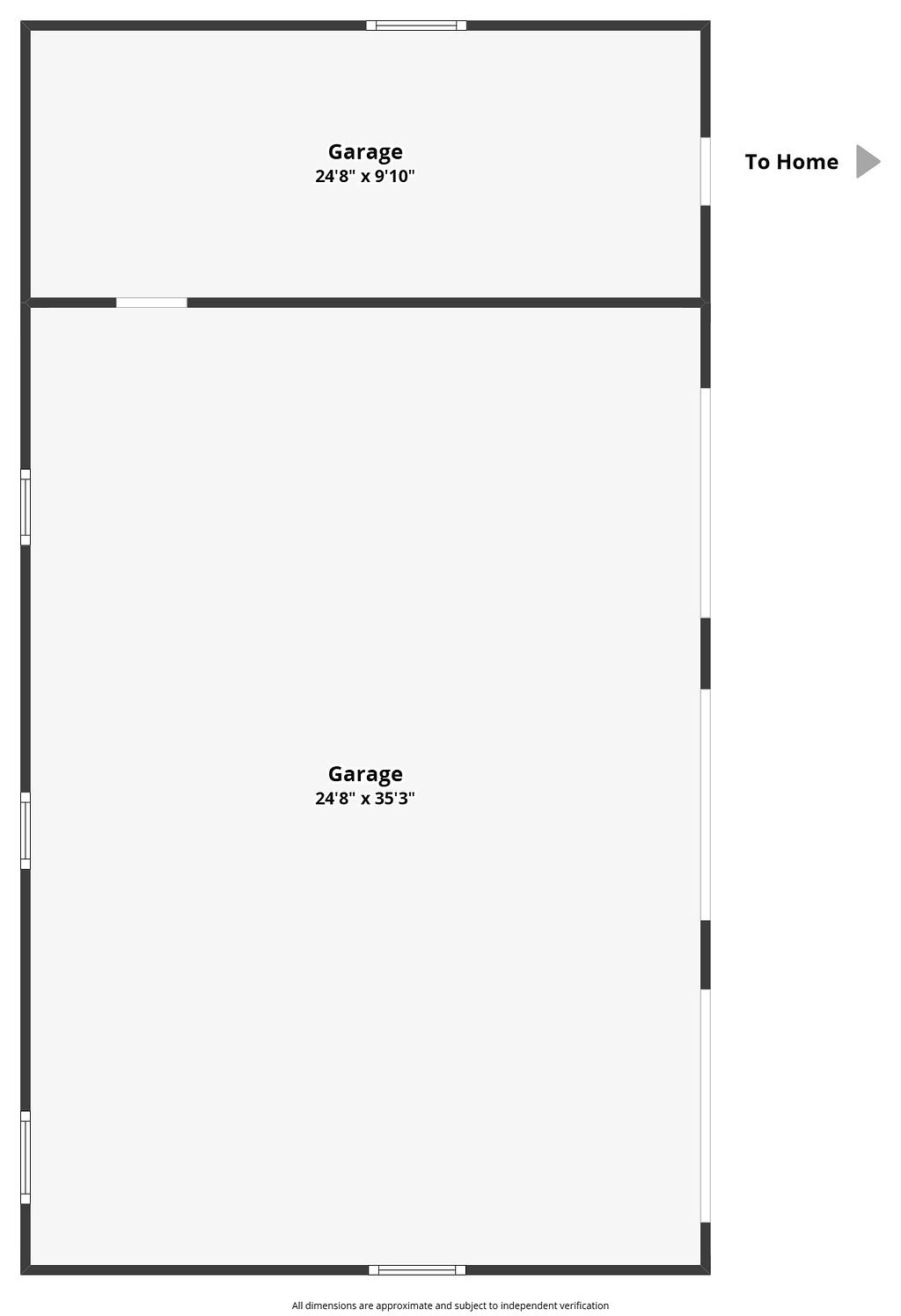 Garage floor plan